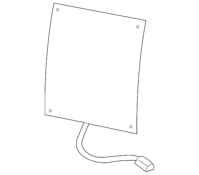 C2S14124 Деталь SEAT BACK HEATER, RIGHT