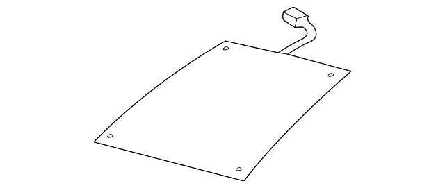 C2S14125 Деталь SEAT CUSHION HTR, RIGHT