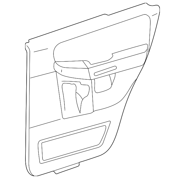 3L2Z-7827407-GAA Деталь DOOR TRIM PANEL, LEFT