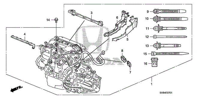 ENGINE/ENGINE WIRE HARNESS (2.0L) for 2010 Honda CIVIC COUPE #1
