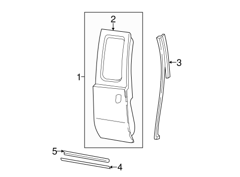 Body/Door & Components for 2016 Ford F-350 Super Duty #3