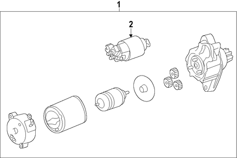 ELECTRICAL/STARTER for 2014 Toyota Highlander #2