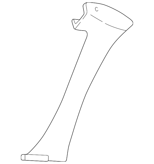 2R3Z6303598AAA Деталь WNDSHLD PLR TRIM, RIGHT