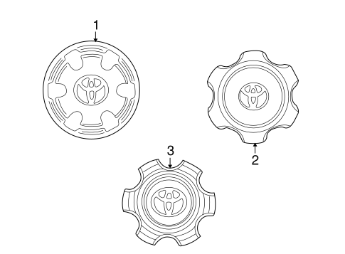 FRONT SUSPENSION/COVERS & TRIM for 1996 Toyota 4Runner #1