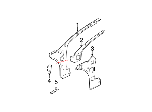 Impala Limited HINGE PILLAR