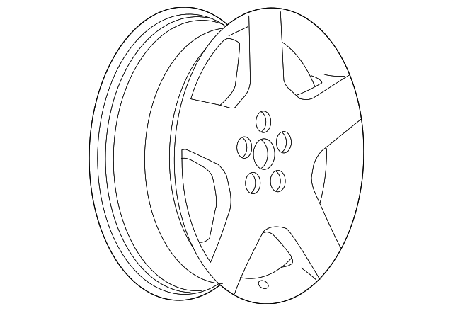9595927 Деталь WHEEL, ALLOY