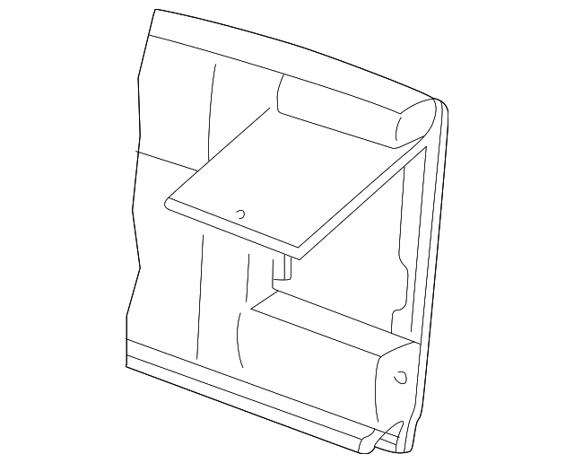 YF1Z5466600DAB Деталь SEAT BACK COVER, RIGHT