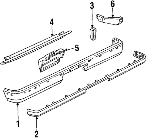 Jimmy S15 BUMPER & COMPONENTS - REAR