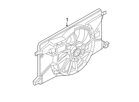 Cooling System/Cooling Fan for 2017 Ford Focus #1