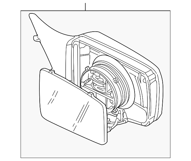 CRB501340PMA Деталь MIRROR ASSY, RIGHT
