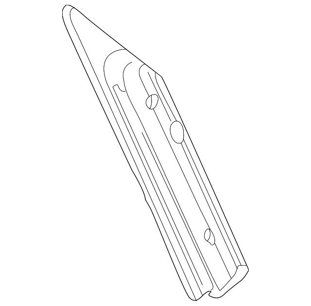 ETE100180 Деталь MIRROR FILLER, LEFT