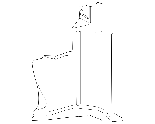 DT1Z-8310-B Деталь SIDE SHIELD, RIGHT