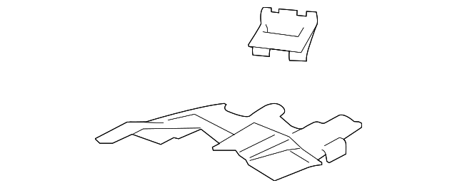 DT1Z-8310-D Деталь SIDE BAFFLE, LEFT
