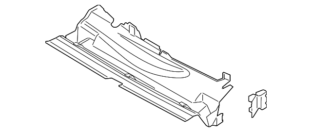DT1Z-9F721-A Деталь UPPER BAFFLE