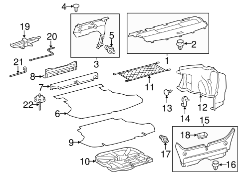 BODY/INTERIOR TRIM - REAR BODY for 2012 Toyota Camry #1