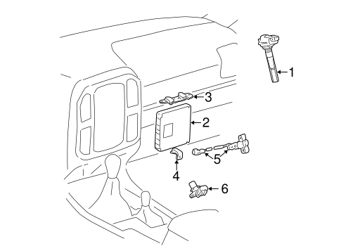 ELECTRICAL/IGNITION SYSTEM for 1998 Toyota Land Cruiser #1