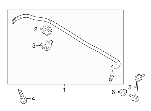 Stabilizer Bar & Components for 2016 Hyundai Genesis #0