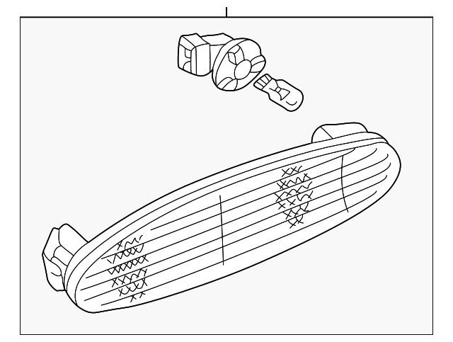 LNC5031AB Деталь SIDE MARKER LAMP, LEFT