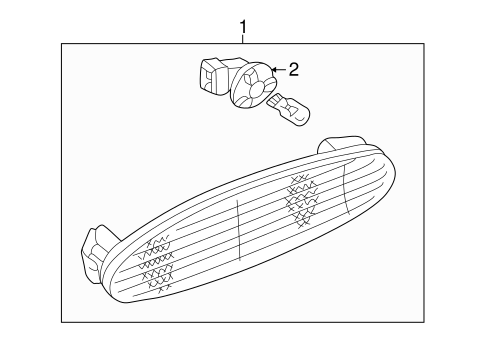 XJR SIDE MARKER LAMPS