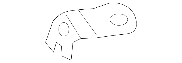 31349724 Деталь RADIATOR SUPPORT BRACKET, LEFT