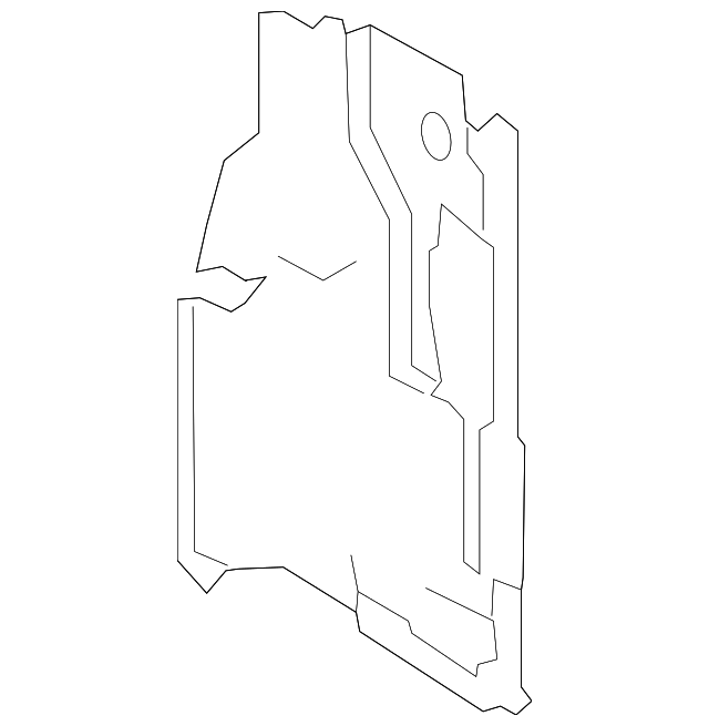 31353296 Деталь AIR GUIDE, RIGHT