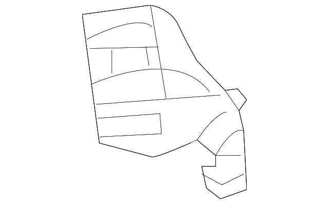 31276345 Деталь RADIATOR SUPPORT BRACKET