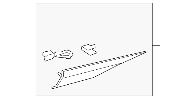 FR3Z-6352019-BA UPPER TRIM PANEL, LEFT