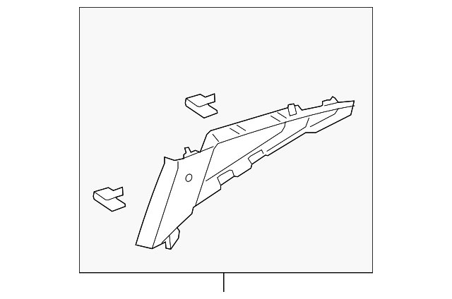 FR3Z-6352019-AB WINDOW TRIM, LEFT