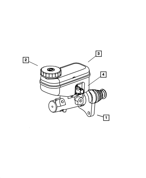 Brake Master Cylinder for 2006 Dodge Stratus #0