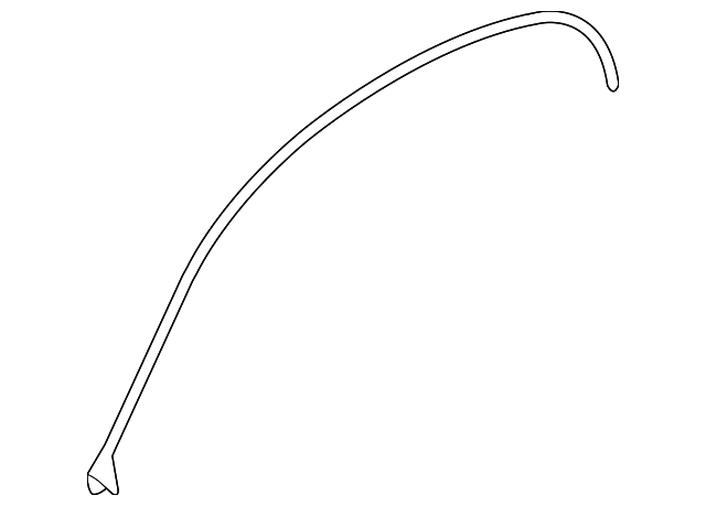 XR818900 Деталь ROOF W'STRIP, LEFT