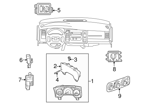 Instruments & Gauges for 2011 Ram Dakota #0