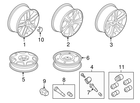 Front Suspension/Wheels for 2017 Ford Edge #4