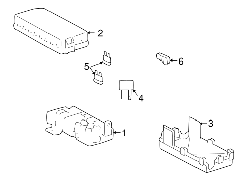 ELECTRICAL/ELECTRICAL COMPONENTS for 1997 Toyota Tacoma #1
