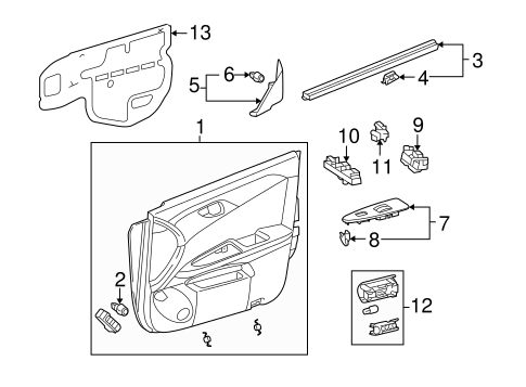 ELECTRICAL/REAR DOOR for 2010 Toyota Avalon #3