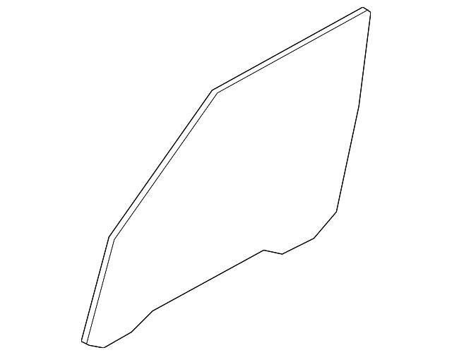 LR040917 Деталь DOOR GLASS, LEFT
