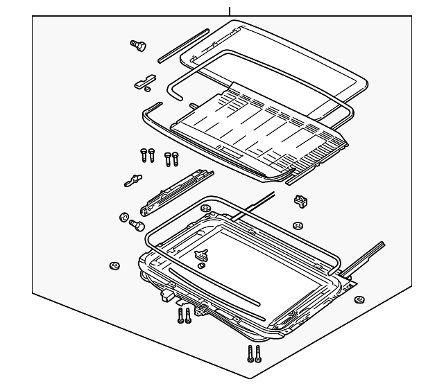 EED500220LUM Деталь SUNROOF ASSY