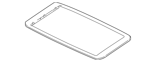 EFT500070 Деталь GLASS PANEL