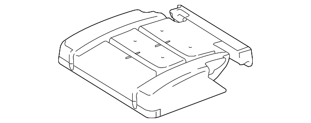 6F9Z7463841B Деталь SEAT CUSHION PAD, LEFT