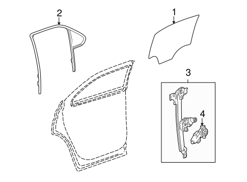 REAR DOOR Parts for 2012 Chevrolet Equinox #2