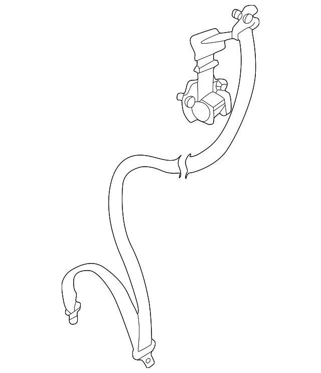 32009722 Деталь CENTER SEAT BELT
