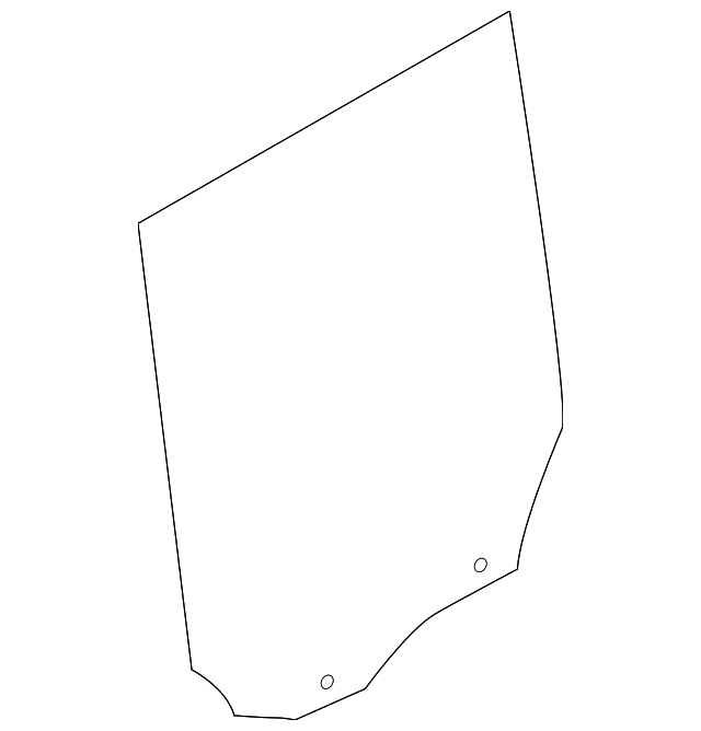 LR052678 Деталь MOVEABLE GLASS, LEFT