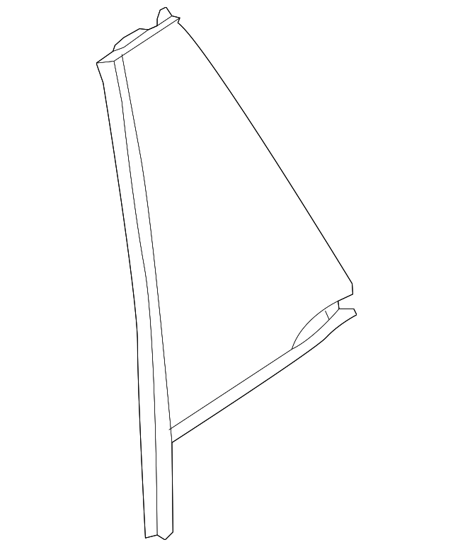 LR046786 Деталь FIXED GLASS, RIGHT