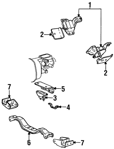 Mustang ENGINE & TRANS MOUNTING