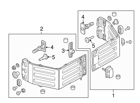 F-250 Super Duty EXTERIOR TRIM - PICK UP BOX 6
