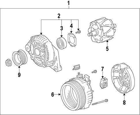 ELECTRICAL/ALTERNATOR for 2008 Toyota FJ Cruiser #2