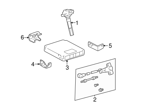 Control Modules for 2000 Toyota Tundra #0
