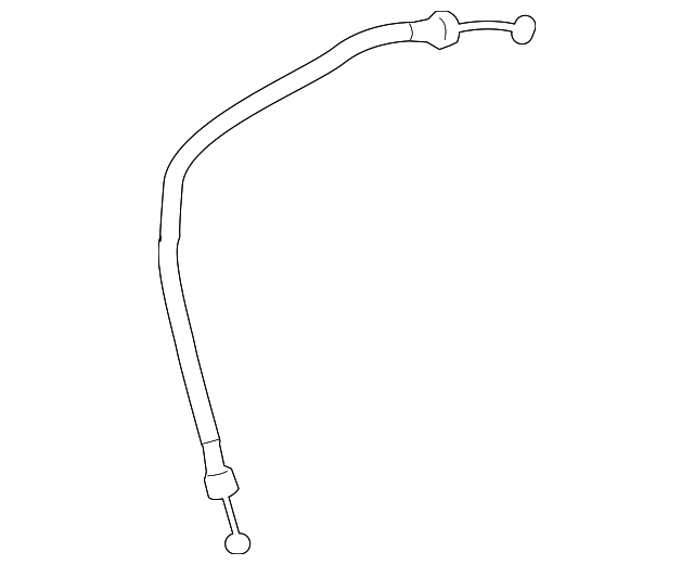 BE8Z-54221A00-C Деталь LOCK CABLE, LEFT