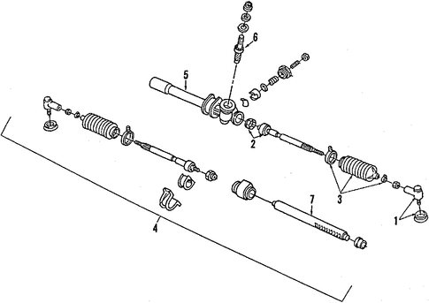 Festiva STEERING GEAR & LINKAGE