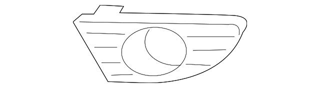5491592 LOWER GRILLE, RIGHT