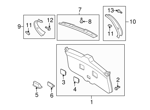 BODY/INTERIOR TRIM for 2014 Scion xD #1
